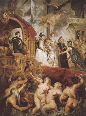 Peter Paul Rubens The Landing of Marie de'Medici at Marseilles (mk080 china oil painting image